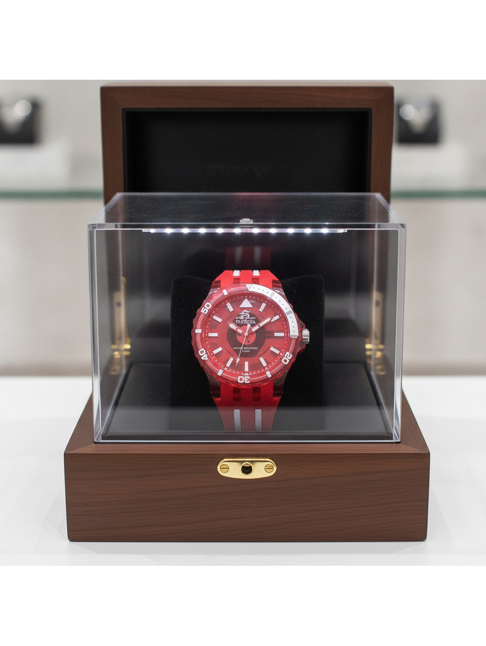 Invicta Subaqua Red and White Men's Wristwatch